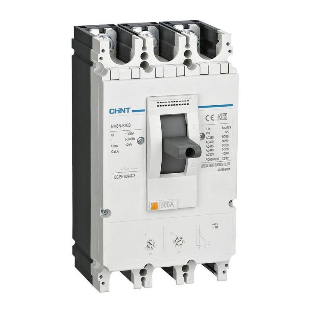 Выключатель автоматический защиты двигателя 3п 315А 150кА NM8N-630R M (R) CHINT 269539