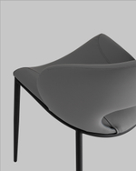 Стул Вивьен экокожа серый