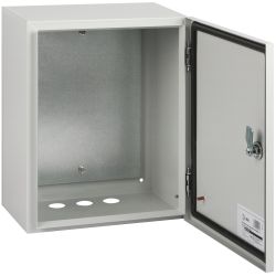 Корпус металлический ЭРА SIMPLE ЩМПг-1-0 (395х310х220мм) IP54 У2 серый | Корпуса металлические с монтажной панелью