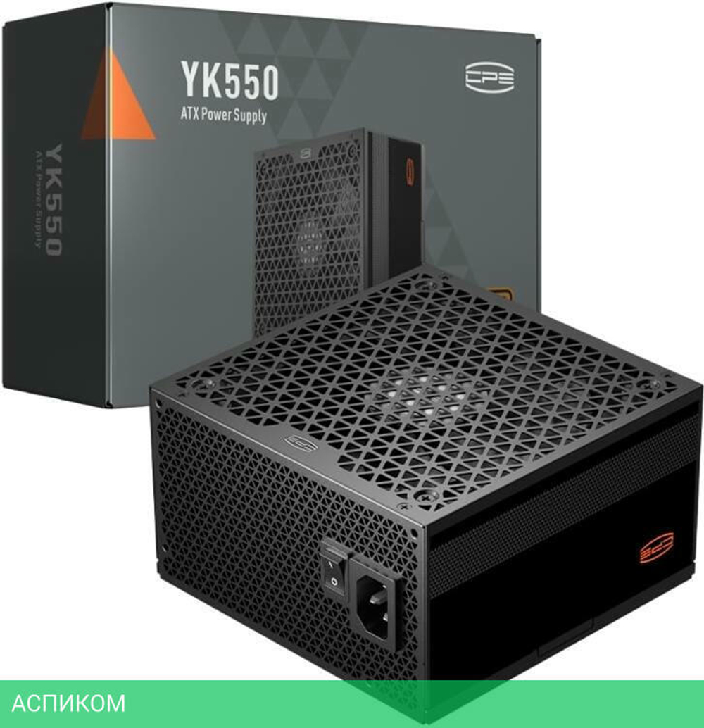 Блок питания PcCooler P5-YK550-B1F 550W (P5-YK550-B1FWBK1-EU)