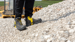 Ботинки Haix  CONNEXIS Safety+ GTX mid/grey-yellow