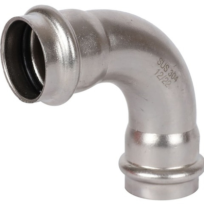 ROMMER Угольник 90° 28x28 из нержавеющей стали прессовой