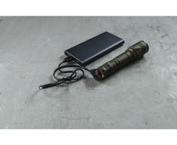 Armytek Dobermann Pro Magnet USB Olive (теплый свет)