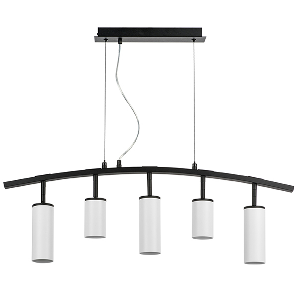 LR735362863 Люстра RULLO 5х50W GU10 ЧЕРНЫЙ/БЕЛЫЙ (571735+214436-2+214486-3)