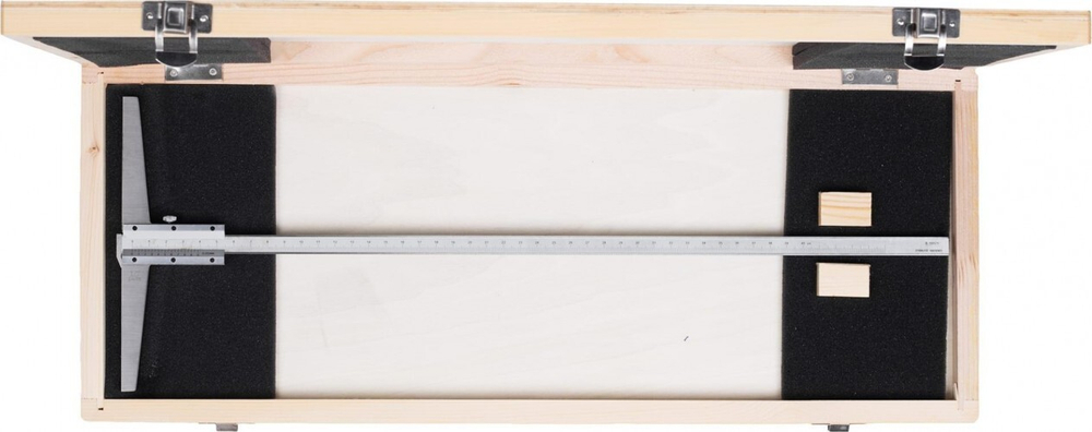 Штангенглубиномер с толщиномером (зацепом) SHAN ШГ 500 мм 351337