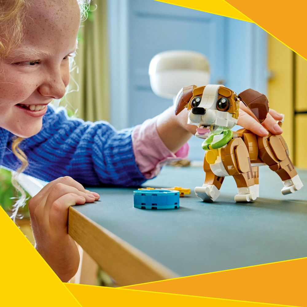Конструктор LEGO Creator 31382 Милые зверушки Шаловливый щенок 3 в 1 — фото 9