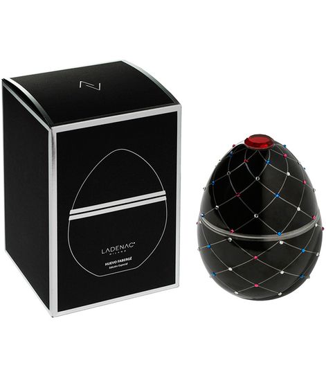 Black with Silver Stripes, свеча Bois de Russie, Ladenac Milano