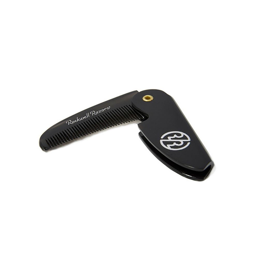 Мужская складная расческа для усов и бороды Rockwell (RR-COMB-M-B)