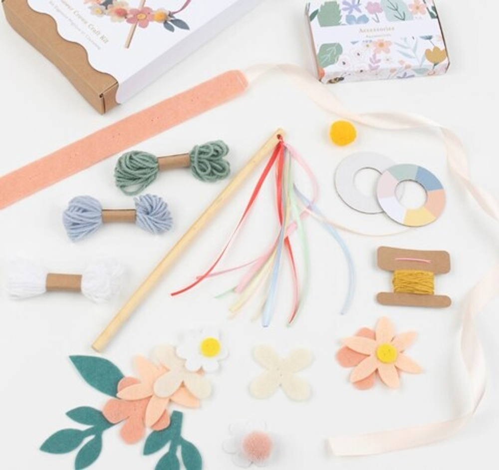 Набор для рукоделия "Ободок цветочный"