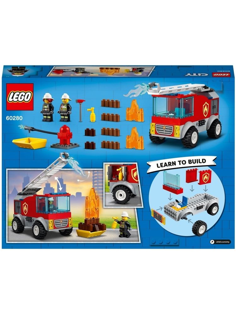 Конструктор LEGO City Fire 60280 Пожарная машина с лестницей