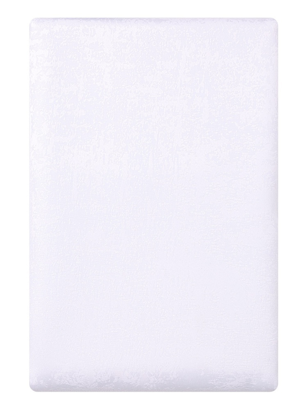 Скатерть DeNASTIA 140x200 Жаккард, белый (эффект потёртости)