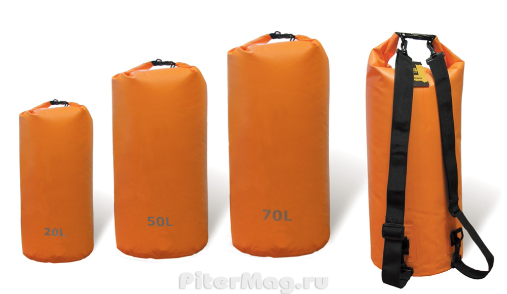 Гермомешок ПВХ оранжевый 50 л Btrace A0272