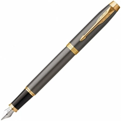 Parker IM Premium Grey Core GT - Ручка перьевая сталь нержавеющая, подарочная упаковка
