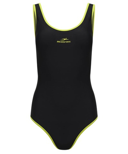 Купальник для плавания Edge Black/Lime, полиамид