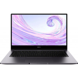 Ноутбук Huawei MateBook D 14 53012TLK Intel Core i5 1135G7, 2.4 GHz - 4.2 GHz, 8192 Mb, 14" Full HD 1920x1080, 512 Gb SSD, DVD нет, Intel Iris Xe Graphics, Windows 11 Home, серый