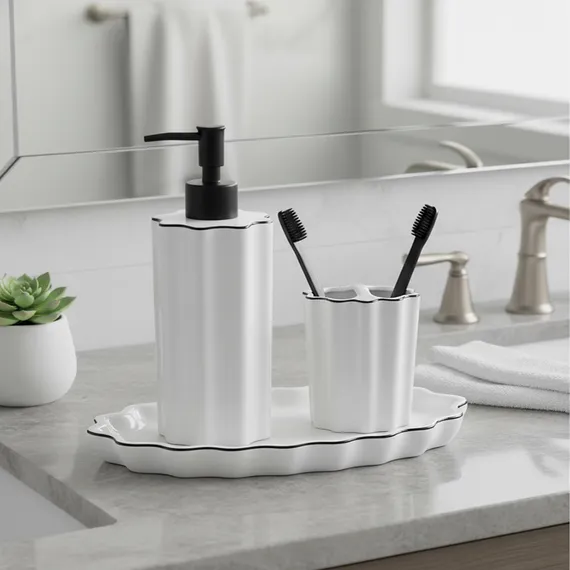 Диспенсер для жидкого мыла camellia, белый