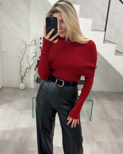 Джемпер с манишкой