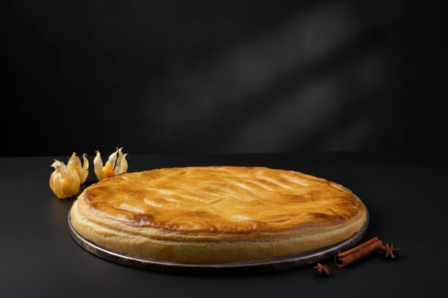 Пирог из слоеного теста с сыром, 1 шт.