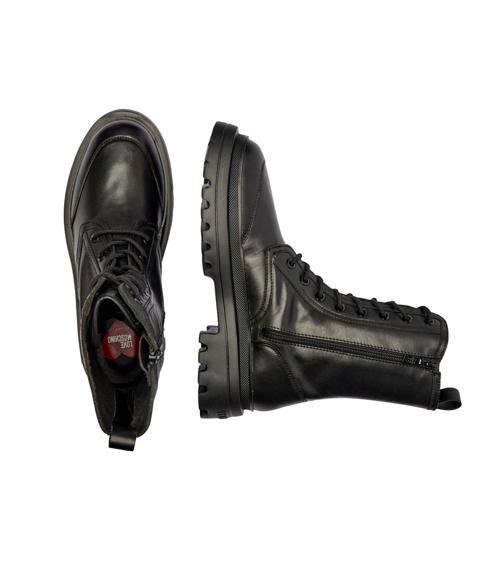 Кожаные ботильоны Love Moschino - черный(JA24165G1LIA0)