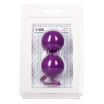 Фиолетовые вагинальные шарики 3,5см ToyFa Basic Bi Balls 885006-4
