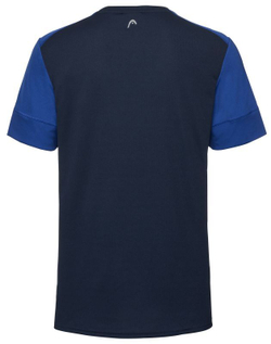 Мужская теннисная футболка Head Uni T-Shirt M - royal blue/dark blue