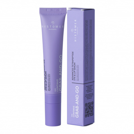 Histomer ContinVe grab-and-go advance tetrapeptide eye&lip serum Омолаживающая пептидная сыворотка для области вокруг глаз и губ 15ml