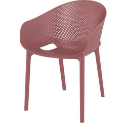 Стул пластиковый Sky Pro марсала