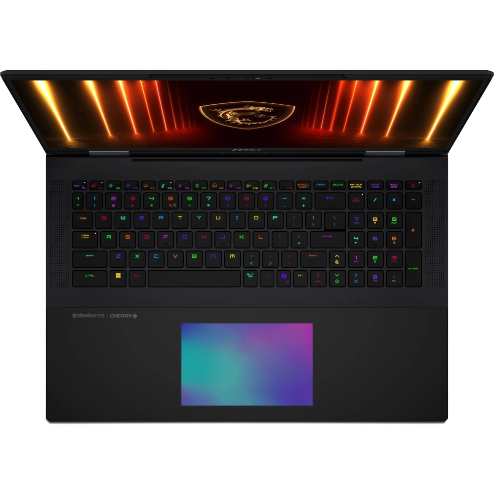 Ноутбук MSI Titan 18 HX AI A2XWJG-206RU Core Ultra 9 285HX 64Gb SSD4Tb RTX5090 24Gb 18" IPS UHD+ (3840x2400) Win11Home black (9S7-182421-206)