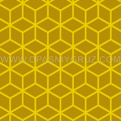 Жёлтая светоотражающая лента 104R для цистерны