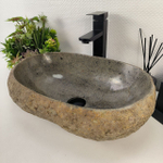 Каменная раковина из речного камня RS-04903 (50*32*15) 0861 из натурального камня