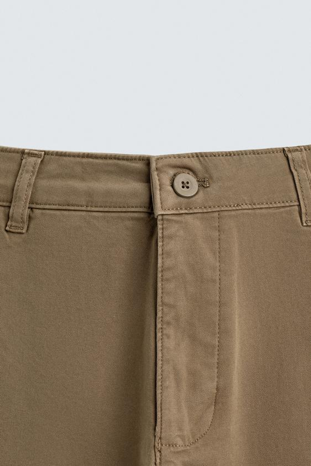 ZARA БРЮКИ ЧИНОС SKINNY FIT, ТЕМНЫЙ РЫЖЕВАТО-КОРИЧНЕВЫЙ