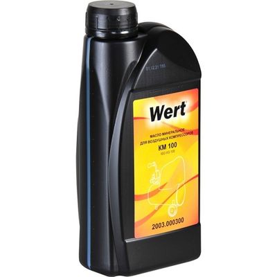 Масло WERT компрессорное минеральное 1л   2003.000300