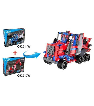 Конструктор CaDA Technic экскаватор совместим с C52011W, инерционный (235 деталей)