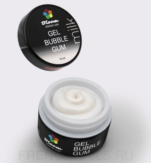 Bloom Bubble gum gel Milk, 15мл