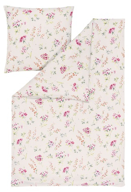 Постельное белье 1.5 спальное Estella Diantha natur кремово-белое