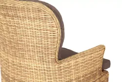 "Алиса" кресло плетеное, цвет соломенный