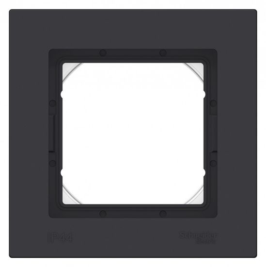 Рамка 1-м AtlasDesign Aqua IP44 карбон SE ATN441001