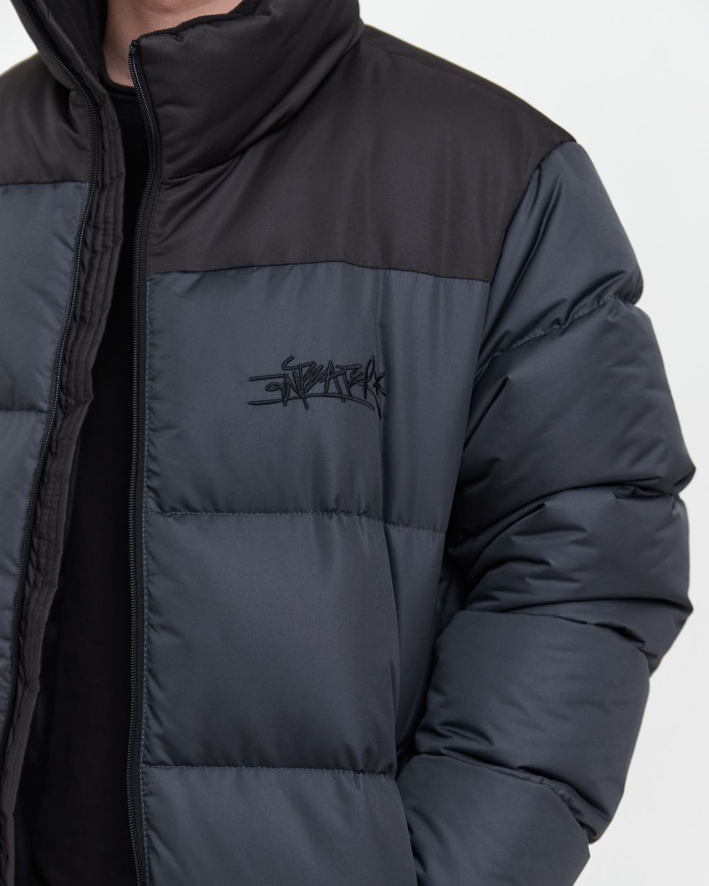 Купить Пуховик Anteater AW24 Downjacket Combo серый Пуховик Anteater AW24 Downjacket Combo серый