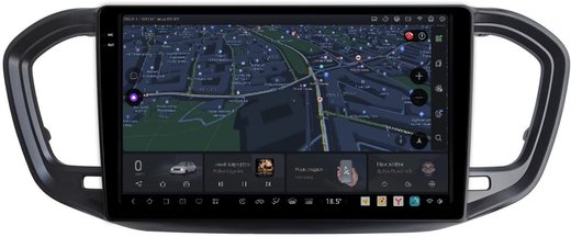 Магнитола для Lada Vesta 2022+ (штатный экран) - Carmedia EW-9001 QLed+2K, Android 13, UIS7870 (DUDU7), CarPlay, SIM-слот