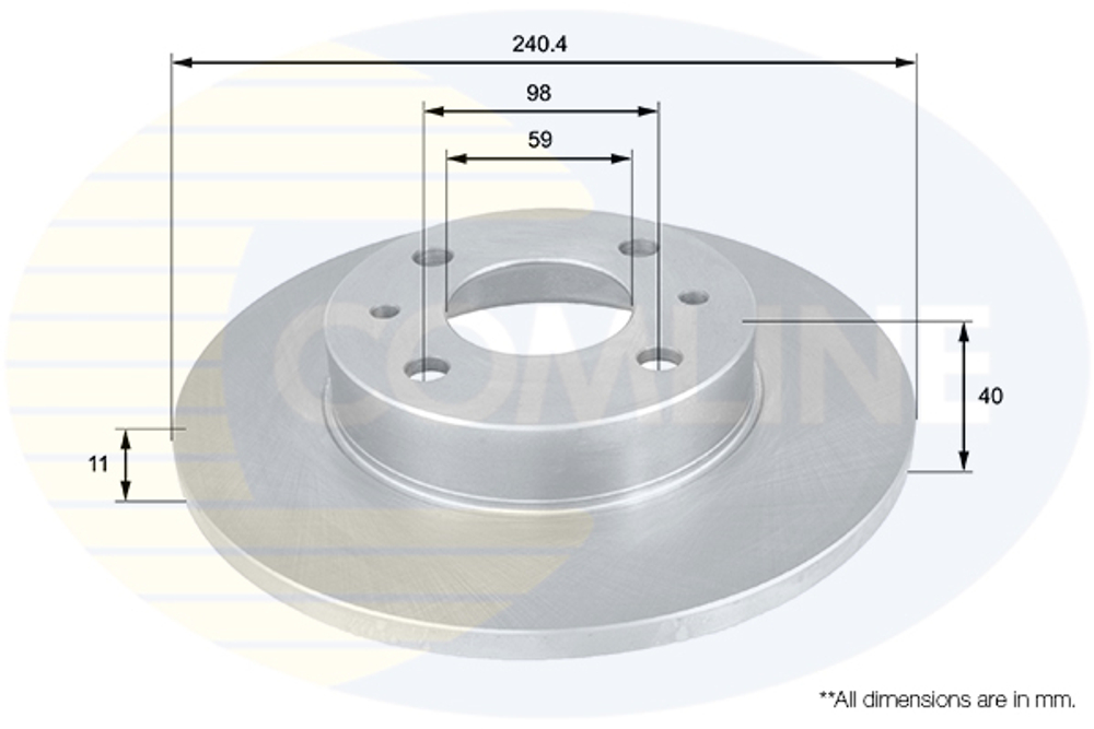 COMLINE - ADC1801-CML - Brake Disc