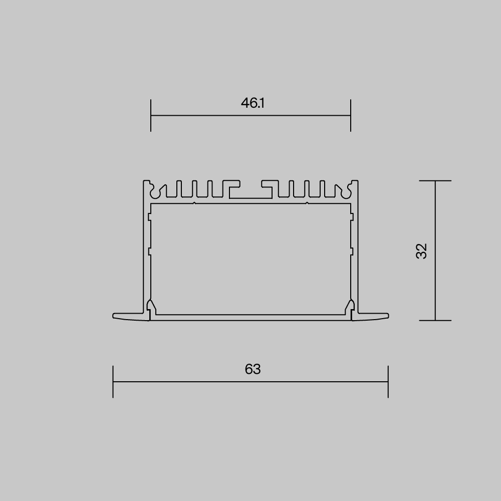 Профиль Led Strip 632004