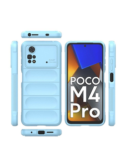 Противоударный чехол Flexible Case для Xiaomi Poco M4 Pro 4G