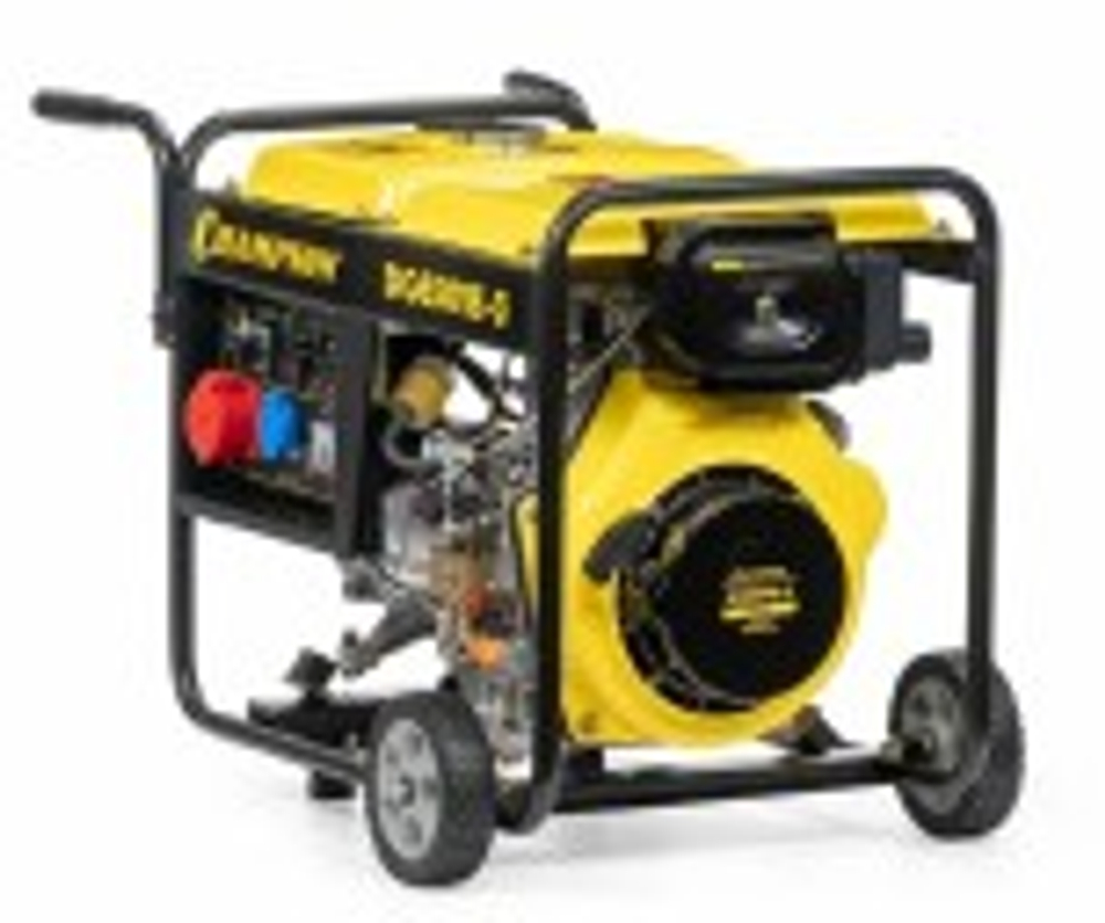 Электростанция дизельная с воздушным охлаждением CHAMPION DG6501E-3