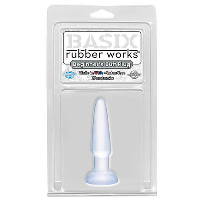Анальная втулка Beginner's Basix, прозрачная (Цвет: прозрачный)