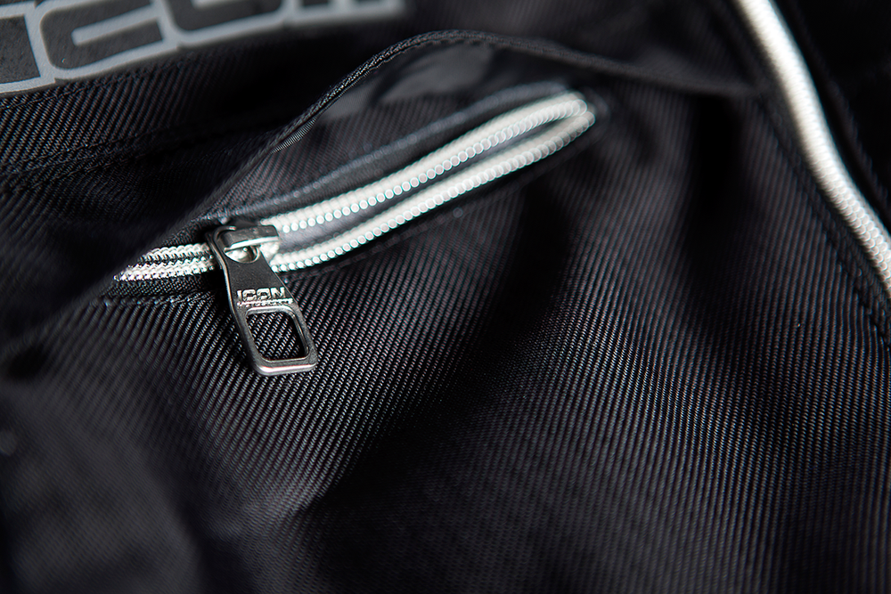 Мотокуртка - ICON HELLA 2 (женская, текстиль, черная)