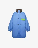 Парка Choompu оверсайз голубая