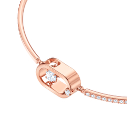 NORTH:BRACELET OVAL PAVE CZWH/ROS M 5472382