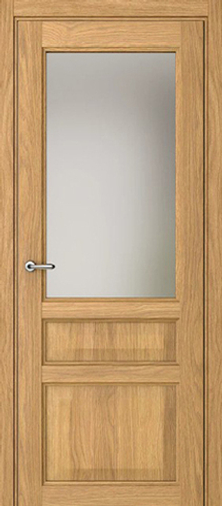 Межкомнатная дверь Фрамир Elegance 3 PO Сатинат Дуб натуральный