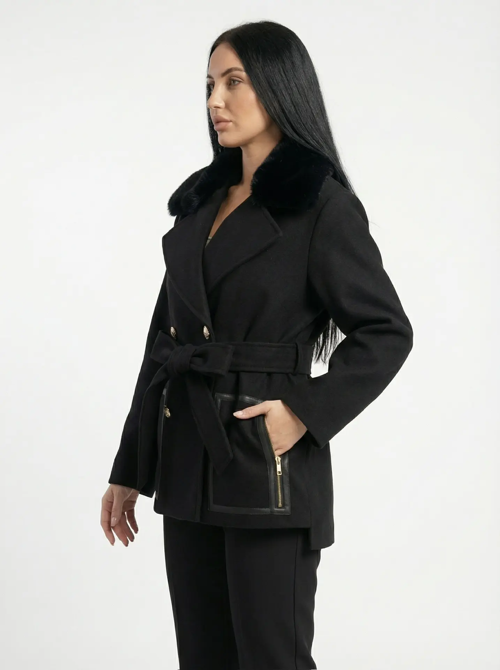 Пиджак демисезонный из кашемира бренда Di"Anna