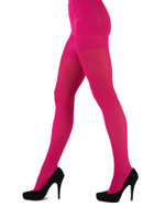 Бархатистые колготки Coloured Opaques (Размер: M-L) (Цвет: бирюзовый)